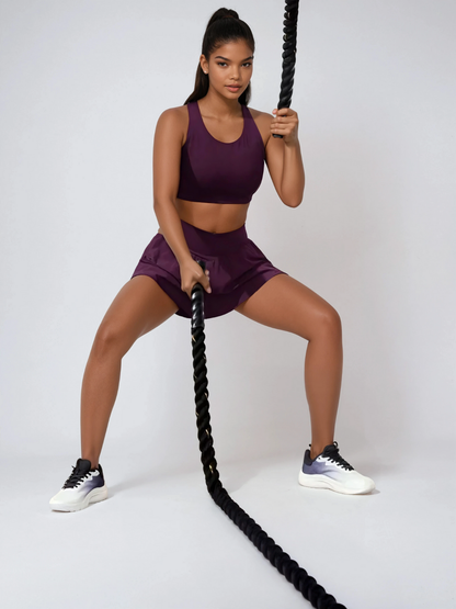 SweatProof Run Shorts Mid Waist Pockets Quick Dry