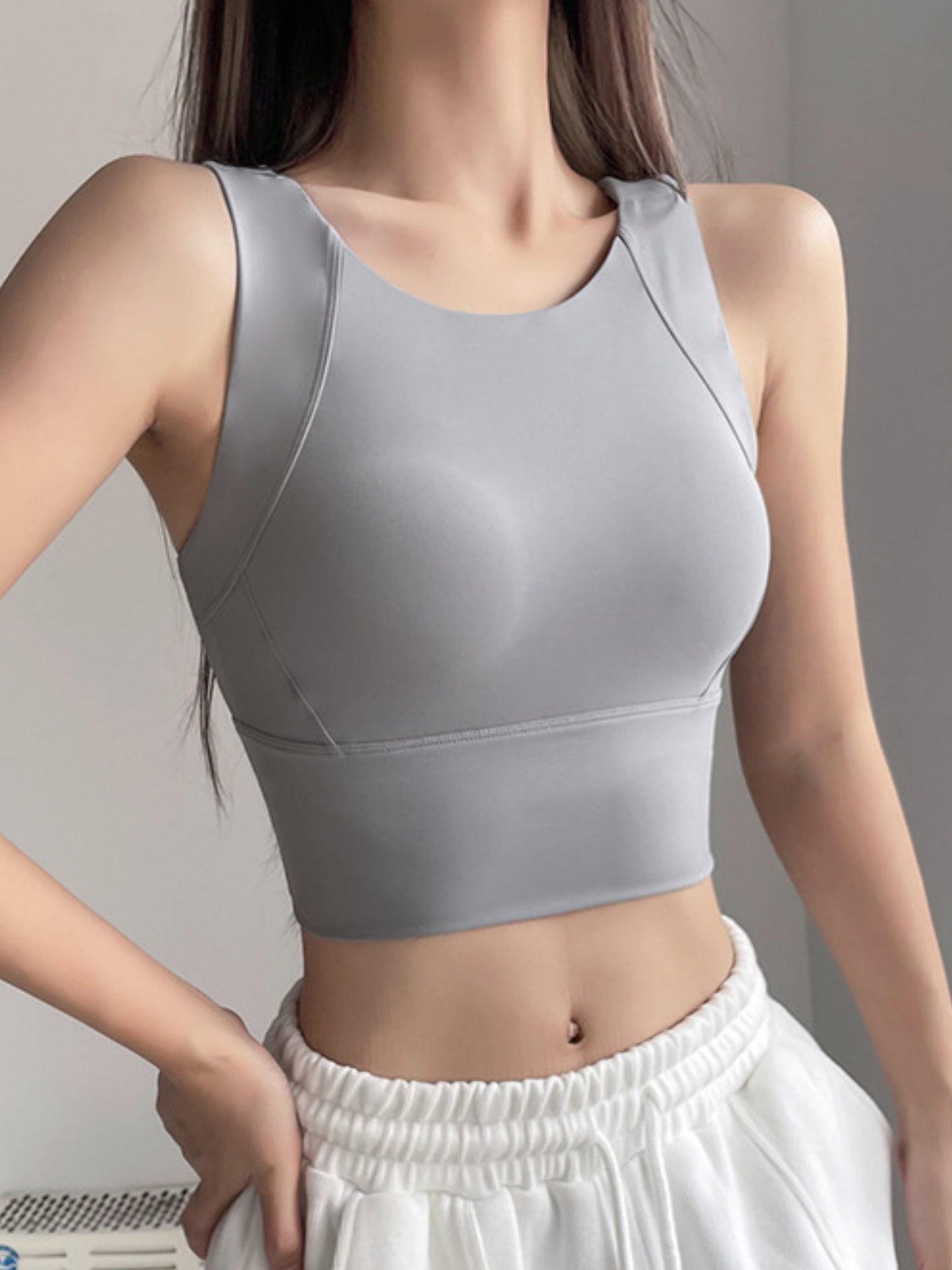 Integrated Shock Absorber Yoga Vest Sports Bra