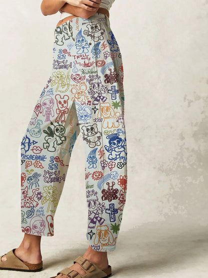 Cartoon Street Fashion Jeans
