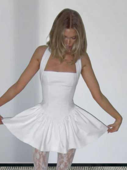 Halter Backless Slim-fit Mini&Short Dresses