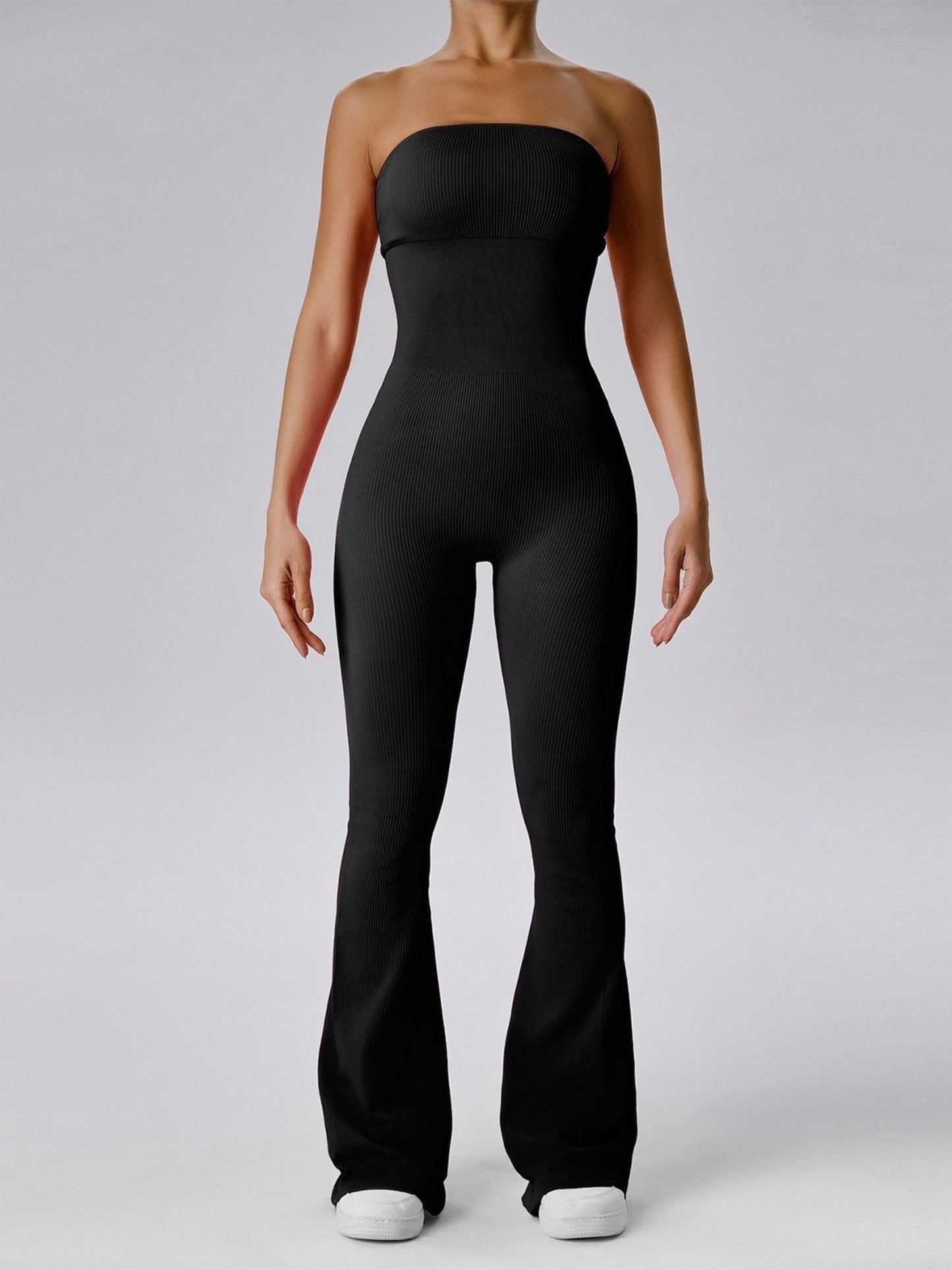 Seamless Strapless Fitness Exercise Bodysuits