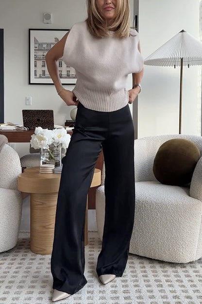 Crewneck Casual Pullover Sweater Vest
