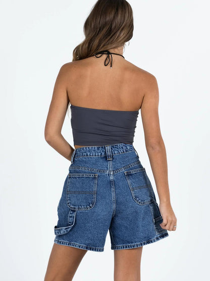 Pocket Washed Straight-fit Jeans