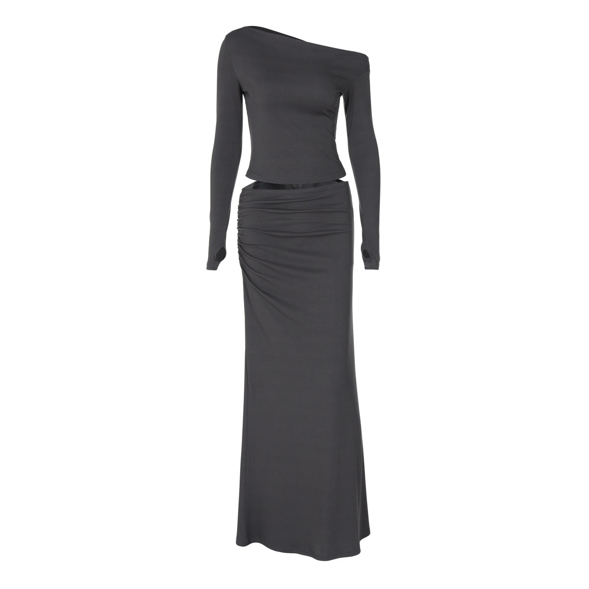 Dark Angel Co-ord  - Dark Grey