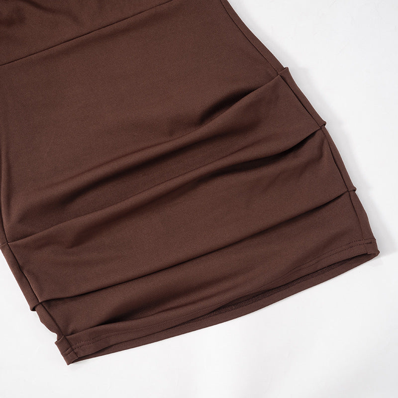 Torres Mini Dress - Brown