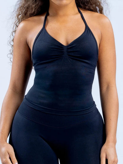 Seamless With Breast Pads Beautiful Back Fitness Exercise Yoga Tank Top