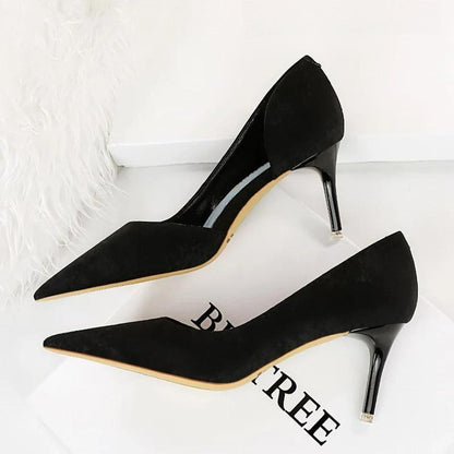 Designer Woman Pumps Pointed Toe High Heels for Parties