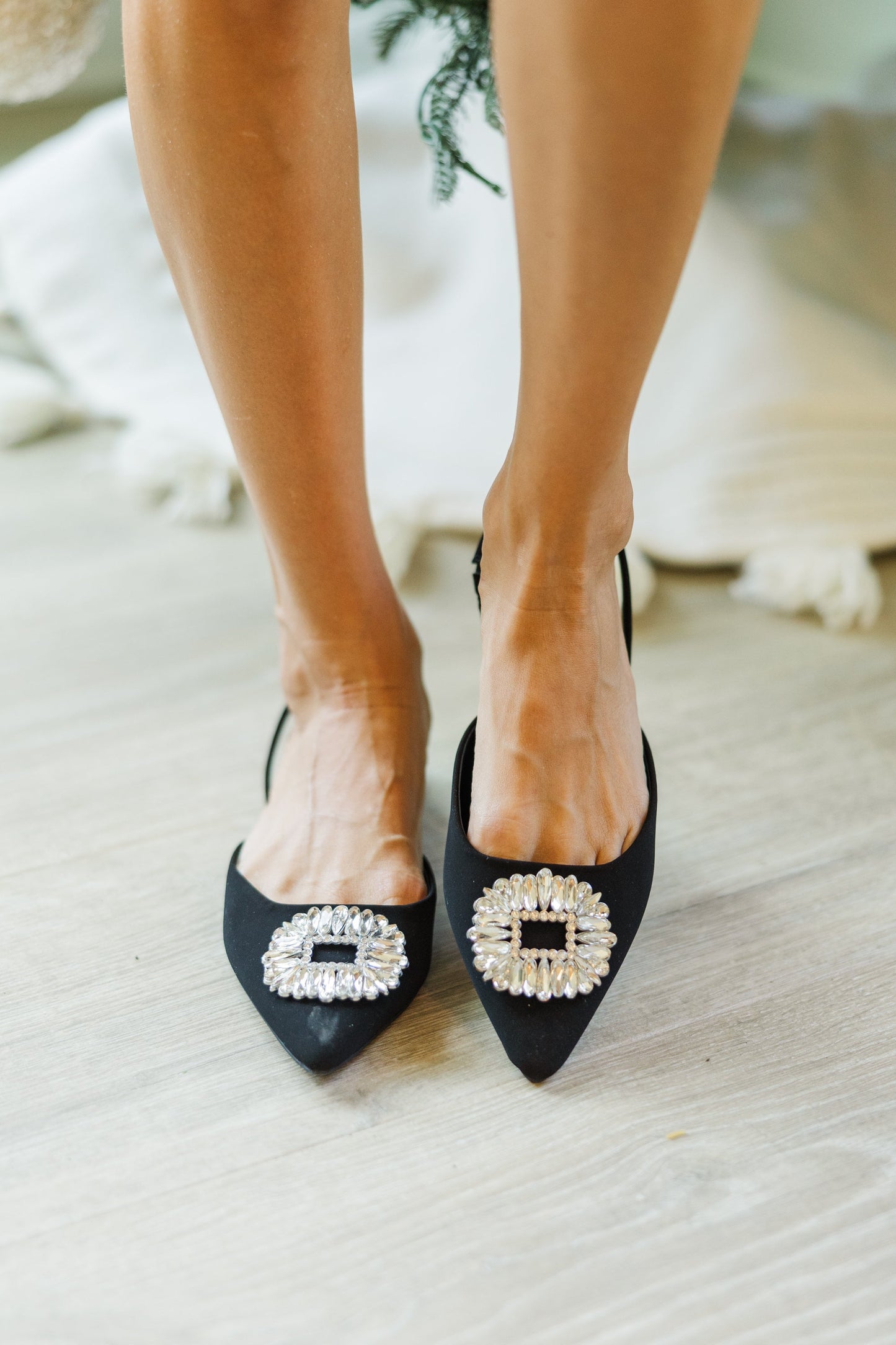 Star Black Flats