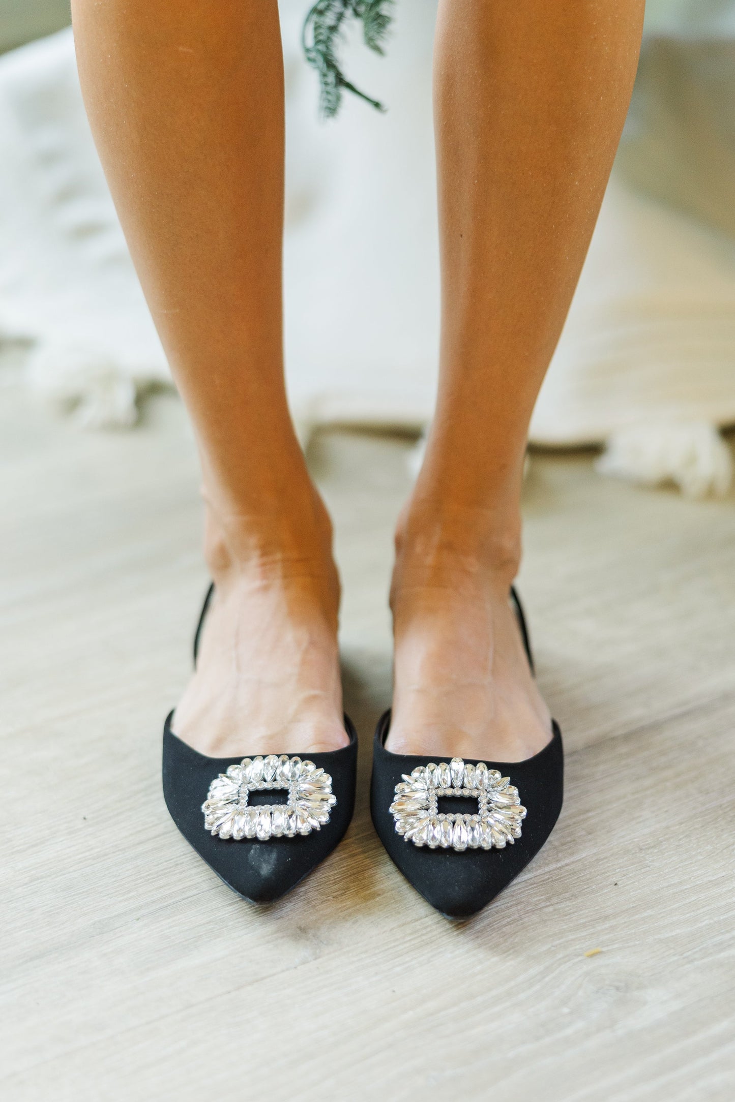 Star Black Flats