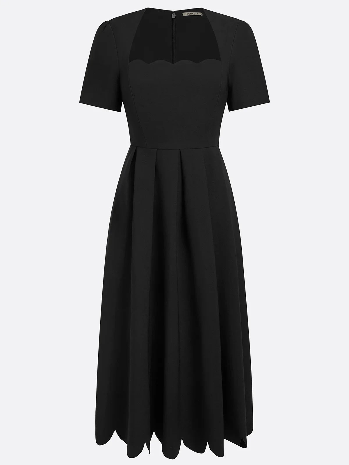 Floral Print Square Neck Midi Dress