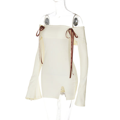 Rhode Mini Dress - Apricot
