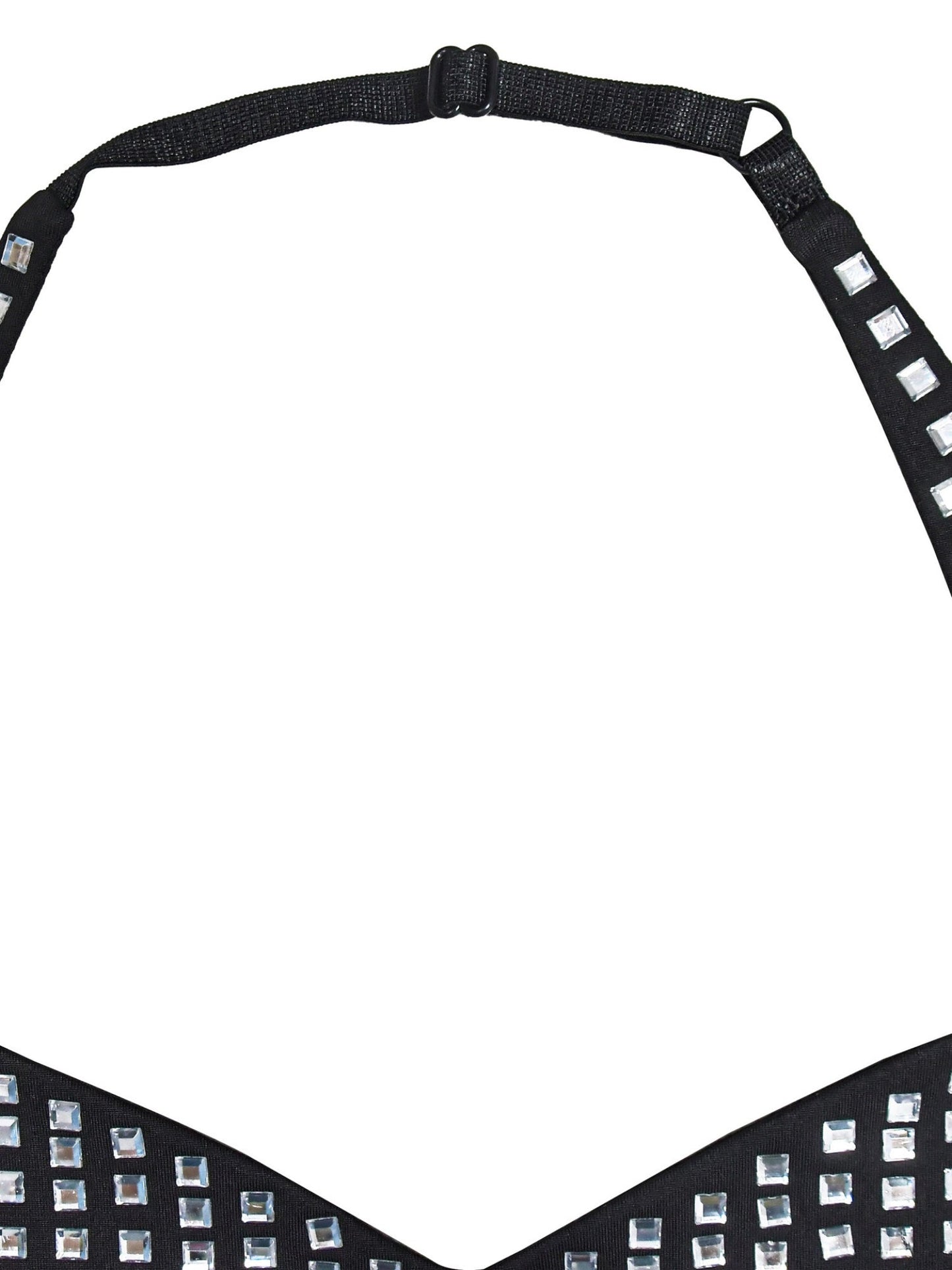 Neckband Rhinestone-studded Slim-fit Hip Wrap Sparkling Party Party Mini&Short Dresses