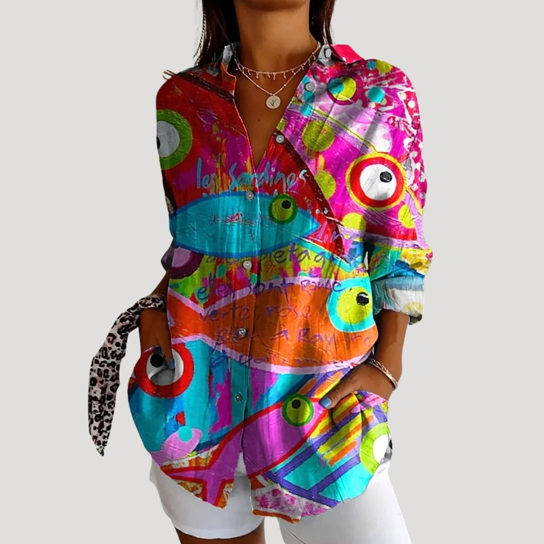 | Summer Long Sleeve Blouse