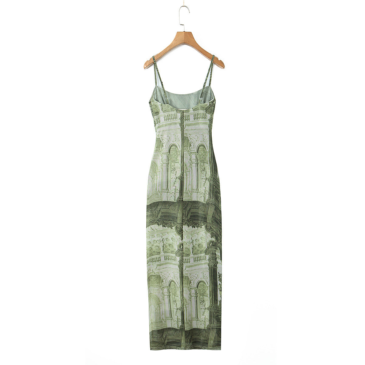 Printed Tube Top Dress Lace up Dress