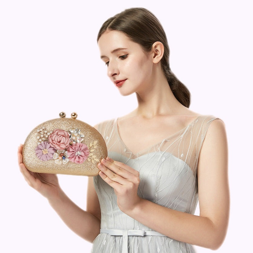 Evening Flower Clutch Bag Flora