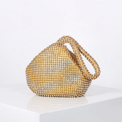 Glittering Triangle Handbag