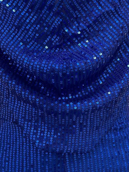 Sleeveless Halter Sequined Jumpsuit