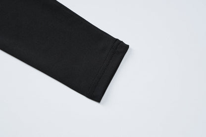Gracing Date Bodycon Dress - Black