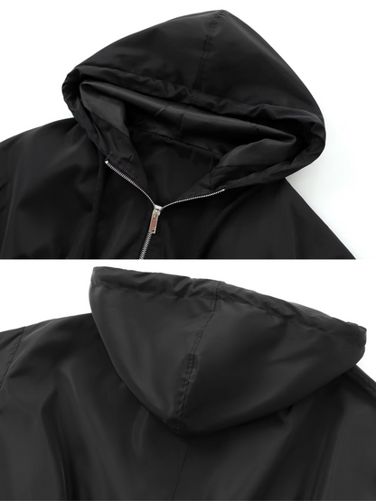 Aris Casual Zip-Up Hooded Jacket