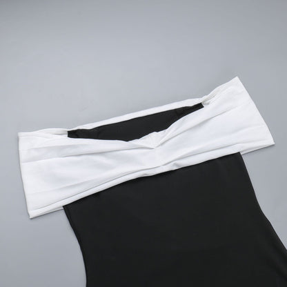 Dublin Off-shoulder Dress - Black