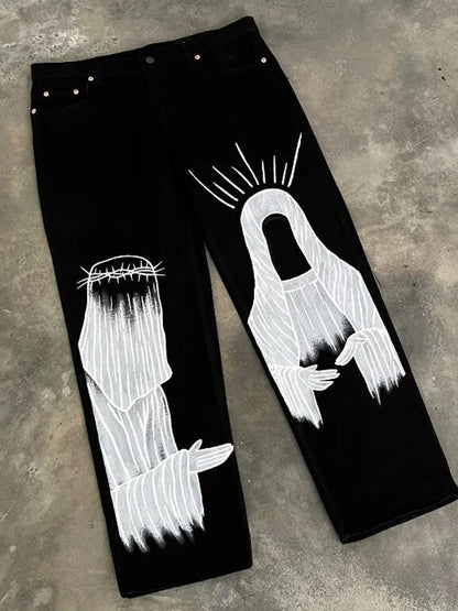 American Retro Hiphop Boyfriend Jeans