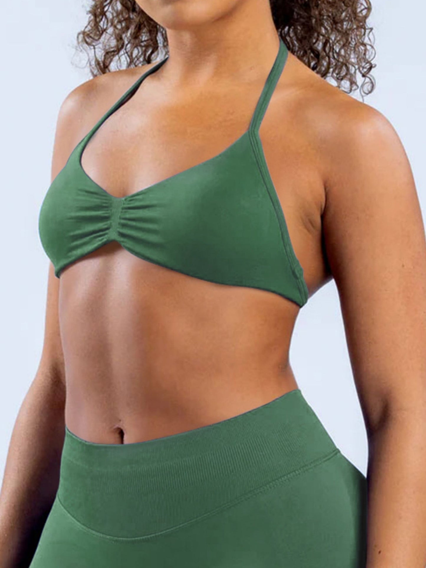 Seamless Halter Bra Beautiful Back Yoga Underwear Vest