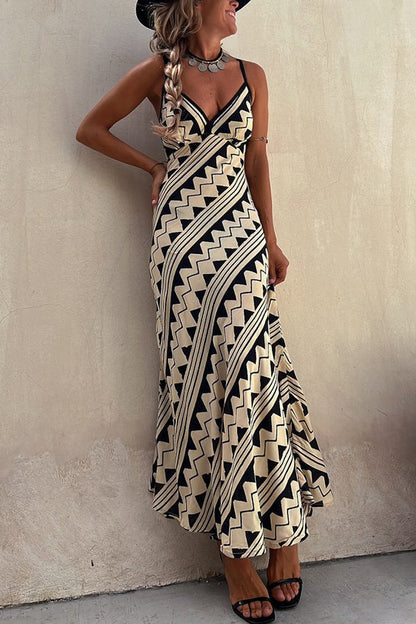 Loose Fit Floral Boho Dress