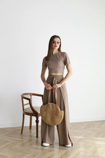 Marika™ - Wide Linen Trousers