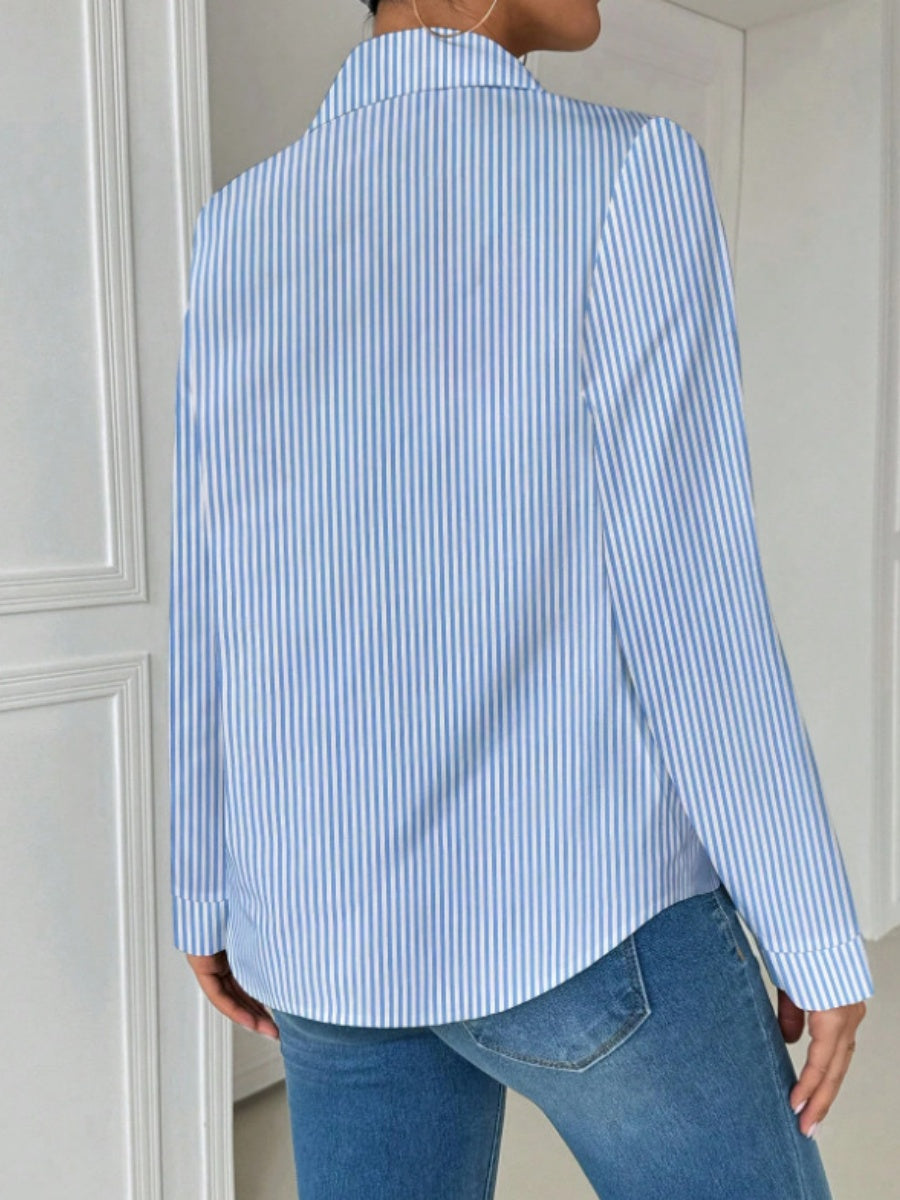 Collared Button-down Casual Shirt