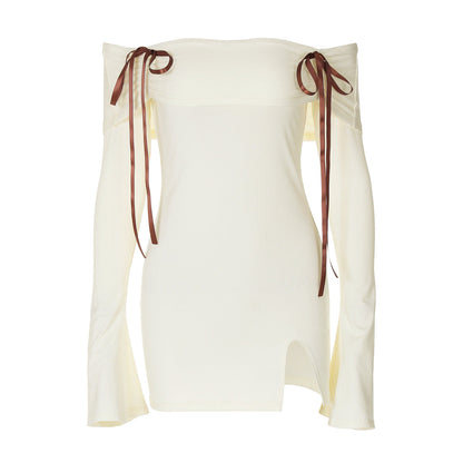 Rhode Mini Dress - Apricot