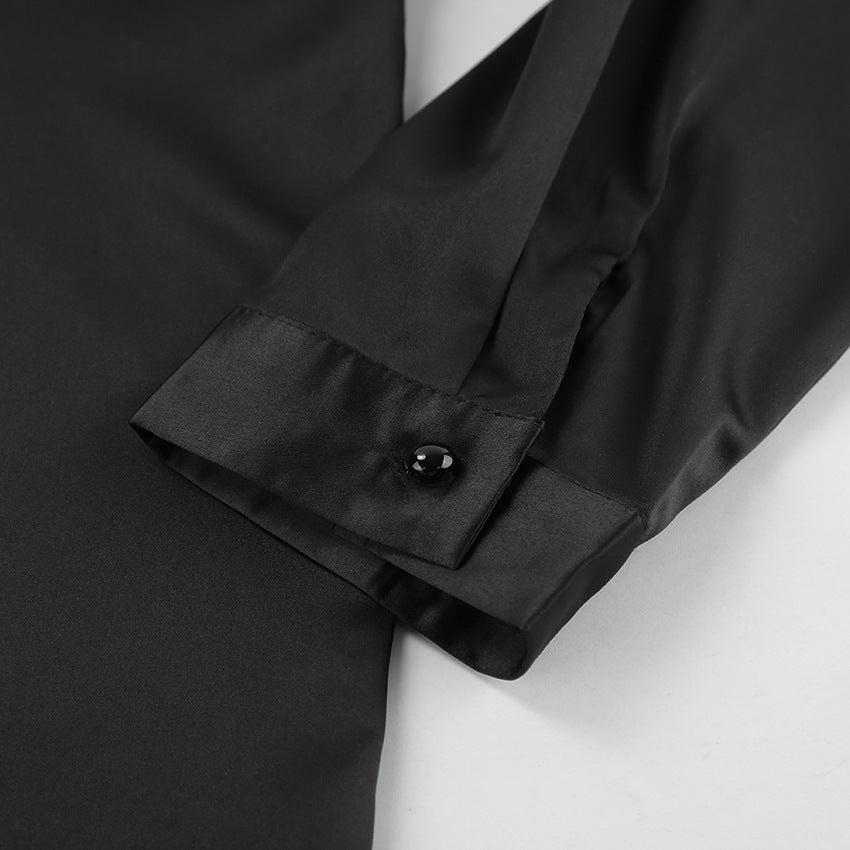 Rufflina Top-Black