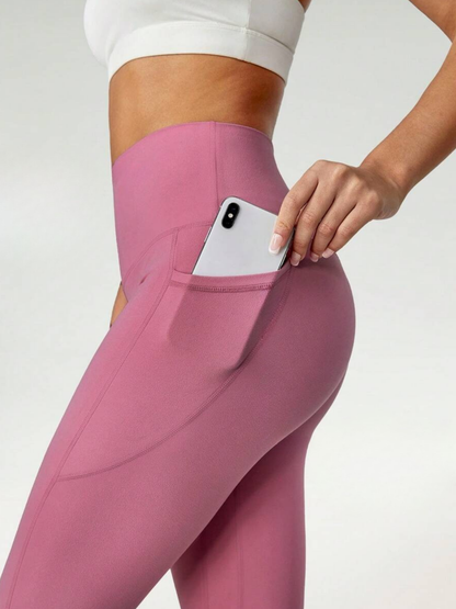 Soft Move High Rise Leggings AWith Four Way Stretch Tactel Fibre For Yoga Studio For All Levels