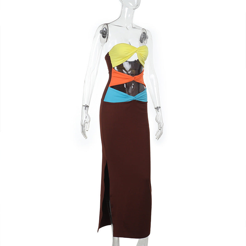 Jonjo Maxi Dress - Brown