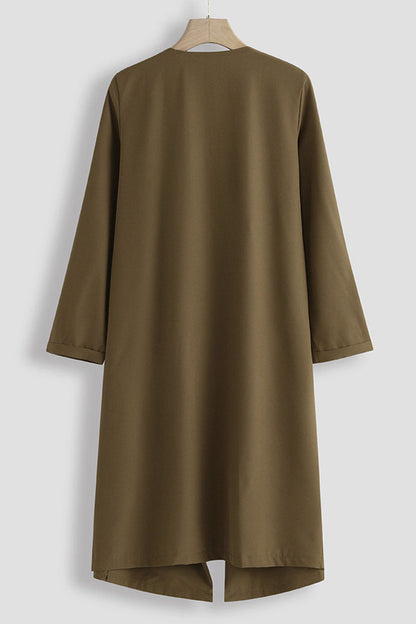 Fashion Casual Solid Outerwear(3 Colors)