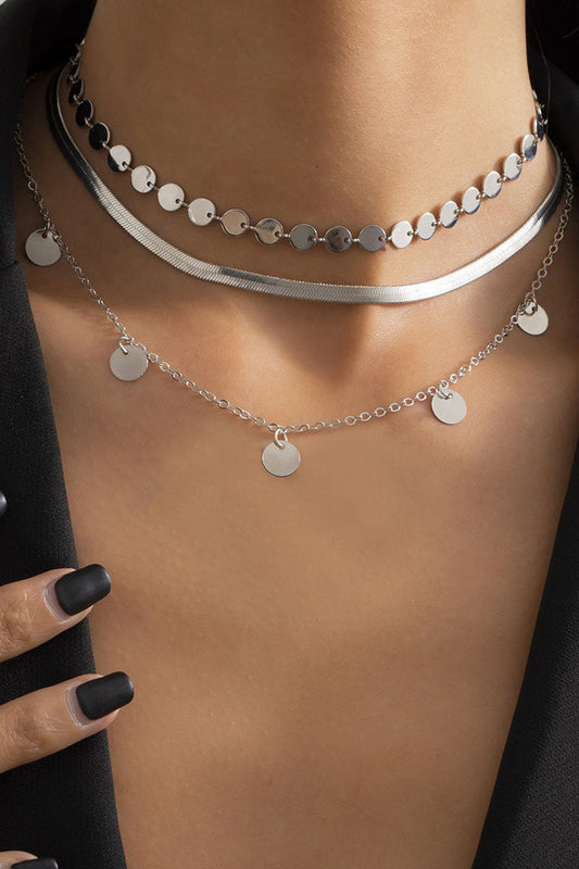 Fashion Simplicity Solid Patchwork Necklaces