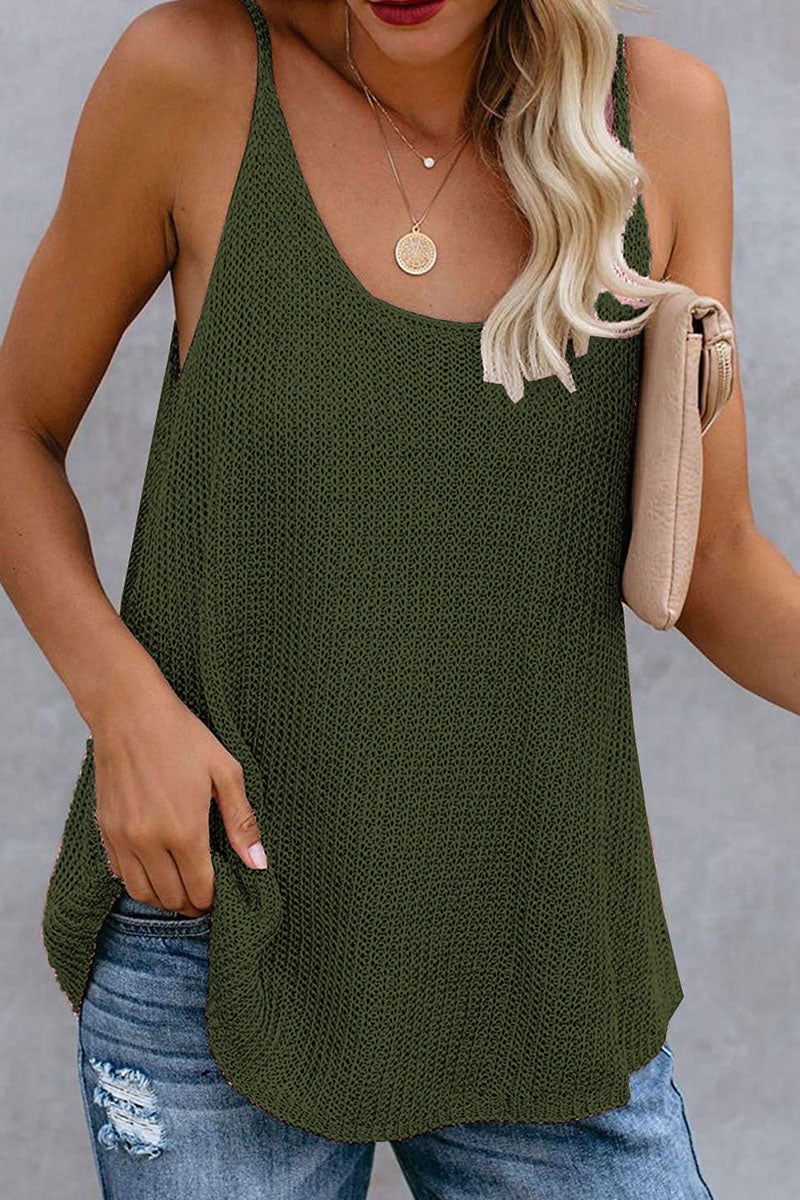 Fashion Street Striped Patchwork U Neck Tops(11 Colors)