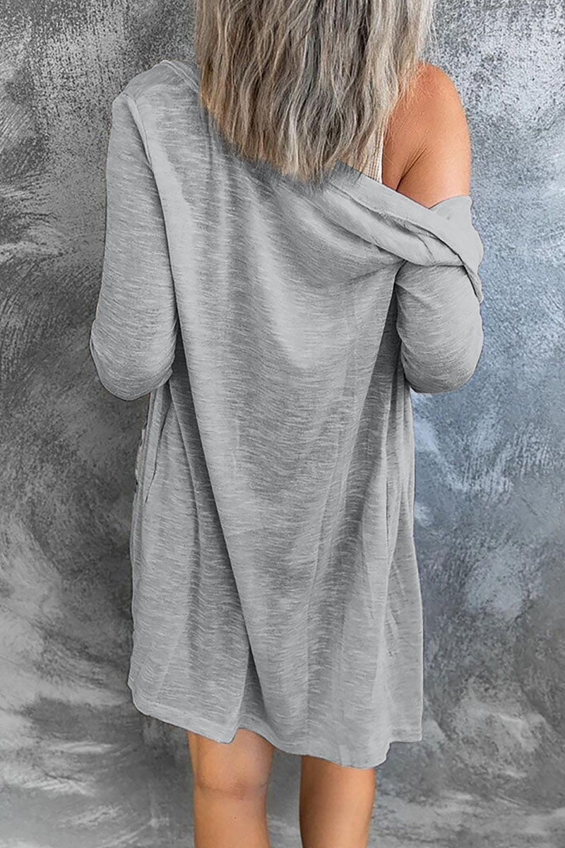 Fashion Casual Solid Patchwork V Neck Tops