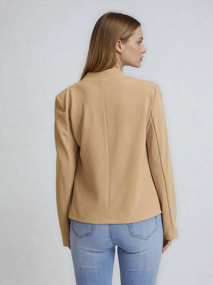 Lightweight Open Front Blazer For Office And Everyday Wear