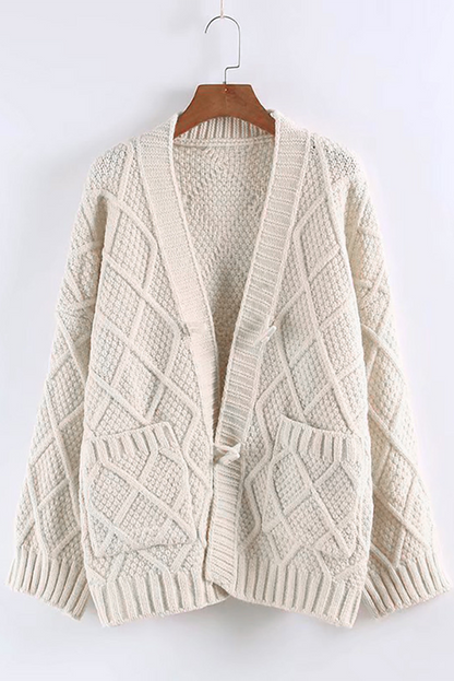 Casual Street Solid Patchwork V Neck Cardigans(5 Colors)