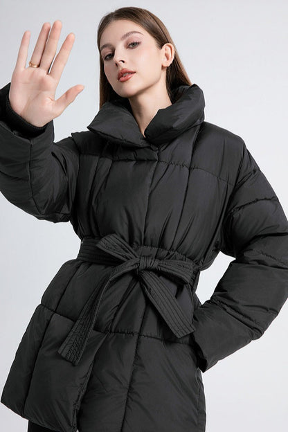 Longline Design Puffer Jacket