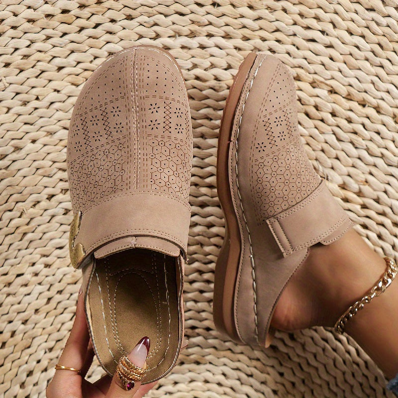 Women's Orthopedic Closed-Toe Suede Slippers – Cozy Comfort Lounge Shoes