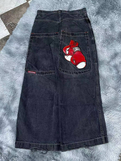American Retro Hiphop Boyfriend Jeans
