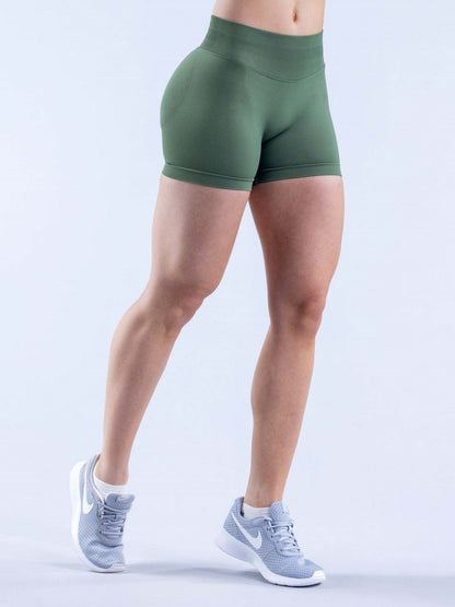 Seamless High-waisted Hip Lift Exercise Yoga Shorts