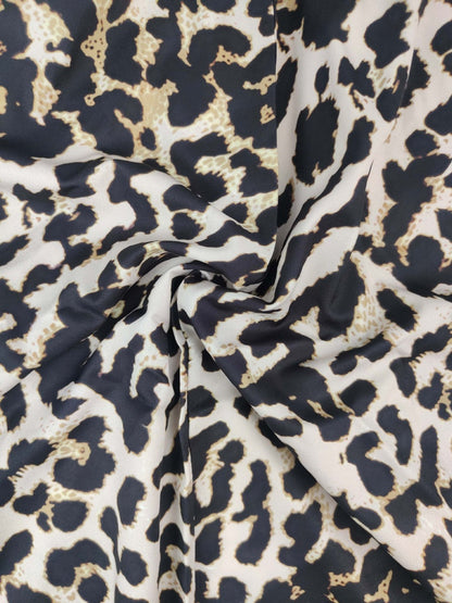 Sexy Leopard Print Halter Maxi Dress