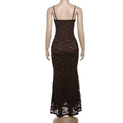 Harris Maxi Dress - Brown