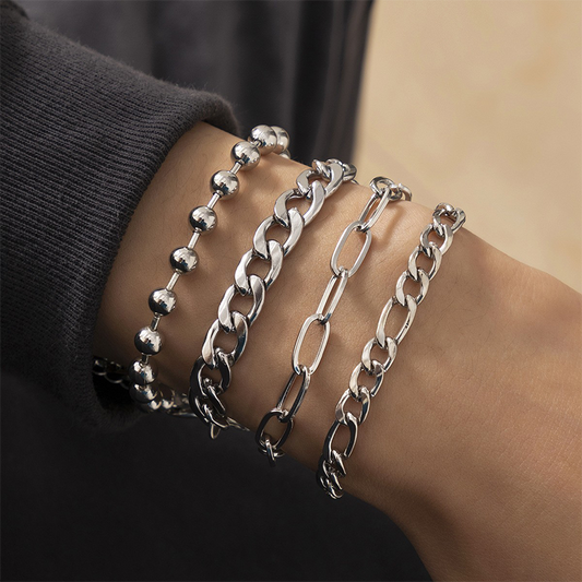 Vintage Geometric Patchwork Bracelets