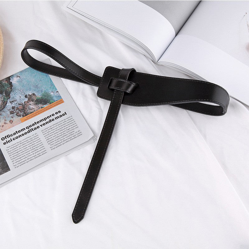 Elegant Simplicity Solid Knotted Belts