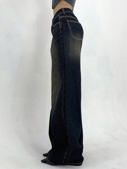 Low Waist Straight Jeans