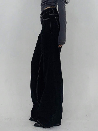 Low Waist Straight Jeans