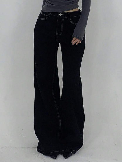 Low Waist Straight Jeans